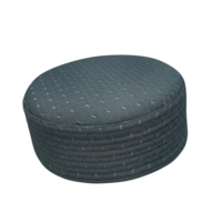 Gorro Musulmán Tradicional Ilyas Kufi con Logotipo Personalizado Modestile, Gorro de Oración Transpirable de Poliéster y Algodón, Venta al por Mayor, Islámico para Hombre