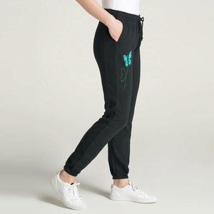 Pantalones Deportivos para Mujer, Diseño Personalizado con Logotipo OEM, Talla XL, Pierna Recta, 100% Algodón, Secado Rápido, Transpirables, para Primavera/Verano - Product Image 3