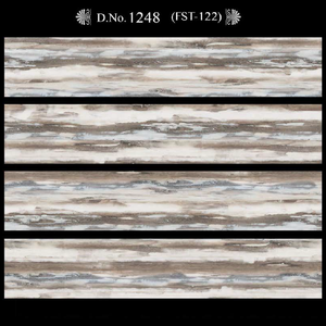 Azulejos de cerámica de madera brillante de 200x1200mm de diseño moderno, azulejos de suelo y pared ignífugos impermeables, embalaje de techos artísticos - Product Image 2