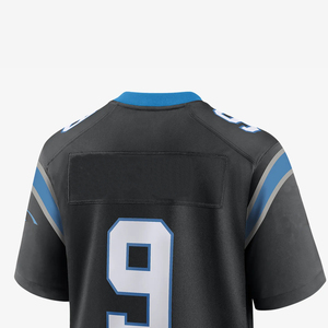 Camiseta de fútbol americano de poliéster 100% de alta calidad, manga corta transpirable personalizable directamente del fabricante - Product Image 4