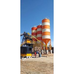 Silo de Cemento Eléctrico de 30 Toneladas, Marca Navya, de Acero Suave, Totalmente Automático, con Componentes PLC, Alimentación de 200V para Planta Dosificadora de Concreto - Product Image 4