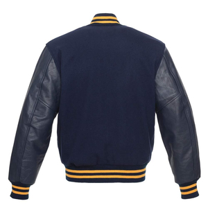 Chaqueta Varsity Personalizada, Mezcla de Lana, Mangas de Cuero, Chaqueta Varsity Personalizada para Hombre, Bordada, de Alta Calidad - Product Image 4