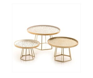 ตกแต่งโต๊ะวางเค้กสำหรับวางโชว์มัฟฟินจานผลไม้สำหรับงานนำเสนอขนมหวานงานเลี้ยงน้ำชายามบ่ายของตกแต่งบ้าน - Product Image 1