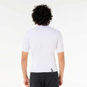 Moda media manga Rash Guard BJJ MMA Jiu-Jitsu manga corta hecho a medida Rash Guard para hombres - Product Image 2