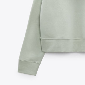 Dernier sweat à capuche islamique modeste et confortable à manches longues surdimensionné à blocs de couleurs à prix réduit sweats à capuche à épaules tombantes pour femme - Product Image 3