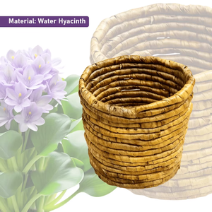 Elegante maceta ecológica tejida a mano, diseño ligero y transpirable para uso en jardín y arreglo floral de La India - Product Image 2