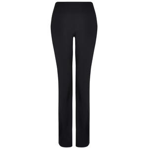 High Waist <b>Women's</b> Gym Fitness <b>Flared</b> <b>Leggings</b> Solid Color Yoga Pants with Knitted Fabric Customizable New Fitness Wear - Product Image 1
