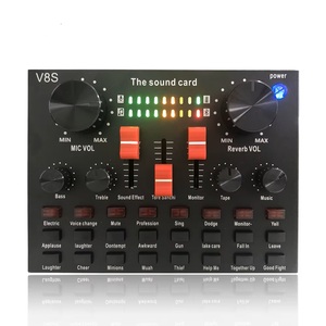 Table <span class=keywords><strong>de</strong></span> mixage audio Bluetooth V8S avec réduction <span class=keywords><strong>de</strong></span> bruit DSP, 8 modes sonores, 16 effets, <span class=keywords><strong>changeur</strong></span> <span class=keywords><strong>de</strong></span> <span class=keywords><strong>voix</strong></span> pour le streaming et l'enregistrement - Product Image 1