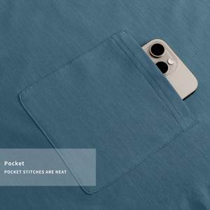 100% Spandex/Nylon Knitted Quick Dry Breathable Anti-Odor Front Logo Travel Hiking T-Shirt <b>Men</b> 180GSM <b>Half</b> <b>Sleeve</b> Solid Pattern - Product Image 4