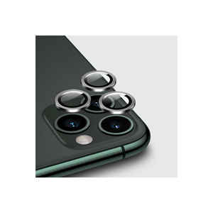 Protection d'objectif d'appareil photo premium en verre trempé et alliage d'aluminium argenté ANKY CL-02 pour iPhone 12 Pro Max - Product Image 1