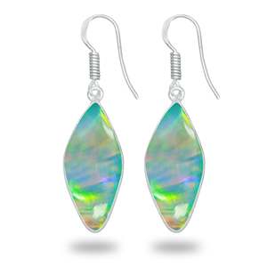 Pendientes de Ópalo Aurora de Moda, Pendientes de Plata de Lujo para Mujer, Joyería de Alta Calidad al por Mayor - Product Image 4