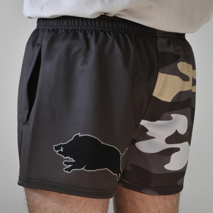 Nouveau design votre propre short de rugby unisexe décontracté pas cher avec poches à fermeture éclair pour homme et adulte Service OEM - Product Image 4