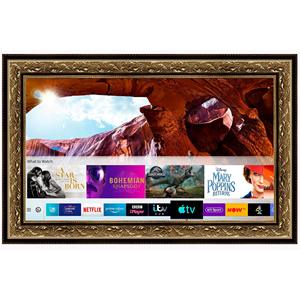 Ornate Gold 55 Inch LED TV with Framed Mirror Supplied Television - Product Image 4