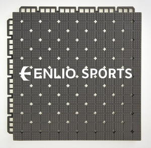 Dalles de sol extérieures en caoutchouc emboîtables, écologiques, imperméables, ignifuges, portables, pour le basketball, revêtement de sol sportif SES 4 cm - Product Image 1