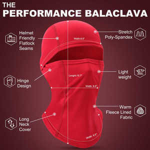 Masque Balaclava Masque Balaclava intégral pour les sports de plein air, la randonnée, la chasse et l'utilisation tactique Masque de ski intégral - Product Image 3