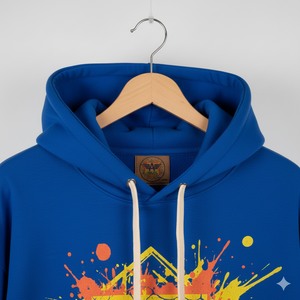 Custom Winter Denim Streetwear Hoodie Jacket Drop Shoulder Forro polar Transpirable Vintage Washed Jeans Tears Hombres Cantidad a granel - Product Image 3