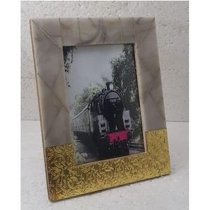 New Design Handmade Resin Metal Inlay <b>Photo</b> <b>Frame</b> Home Decor Picture <b>Frame</b> Resin <b>Photo</b> <b>Frame</b> Tabletop Decor From Manufacturer - Product Image 5