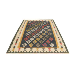 Tapis persan Kilim tissé à la main de haute qualité Style moderne laine robuste avec motif géométrique prix de gros pour une utilisation en chambre ou en voiture - Product Image 2
