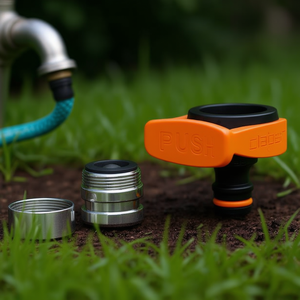 GARDENLIFE 8587 Raccord de robinet d'irrigation à couplage rapide (M/F22x1) pour système d'irrigation de jardin Claber - Product Image 3