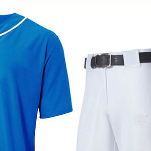 ชุดเสื้อเบสบอลปักลายทีมเสื้อเบสบอลผ้าตาข่ายลายทแยง - Product Image 4