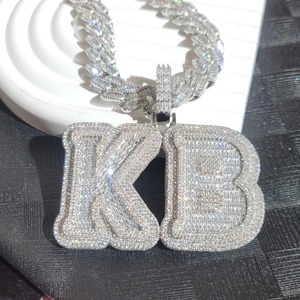 Custom 18K Solid Yellow <b>Gold</b> Miami Cuban Link <b>Necklace</b> 20KT LG Moissanite Chain Rappers <b>Man</b> Women's Gift for Certified Trendy - Product Image 4