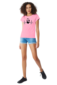 T-shirt confortable de qualité supérieure avec Pent pour filles femmes débardeur en polyester/tricot disponible à la vente - Product Image 4