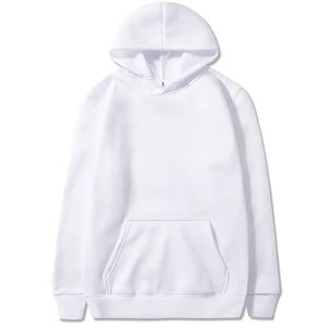 Sudaderas con capucha de tela polar para hombre de gran tamaño logotipo personalizado impreso Sudadera con capucha de hombre en blanco al por mayor - Product Image 2