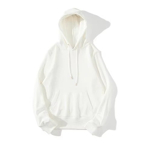 Sudadera con Capucha de Felpa Ecológica Suave Azul Niebla, 100% Algodón, Informal, Deportiva, Bordada, para Hombre - Product Image 2