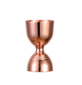 Article fantastique Dernier design Jigger en cuivre Jigger en cuivre Verre à vin Mesure Vaisselle personnalisée Verres à jus d'eau à vendre - Product Image 3