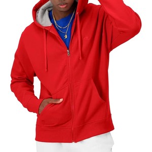 Sudadera con Capucha de Algodón 100% para Hombre, Tallas Grandes, 500gsm, con Bolsillo, Personalizable con Logotipo Bordado o Impresión Puff, OEM ODM - Product Image 1