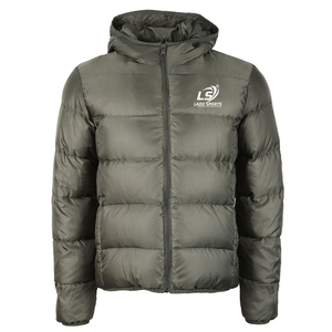 Chaquetas para Hombre, Chaqueta Acolchada Ligera con Capucha Personalizada, Chaqueta de Poliéster con Relleno de Burbujas y Parche con Logotipo para Hombre - Product Image 1