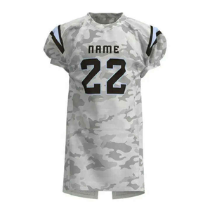 Customizable 100% Polyester American <b>Football</b> Uniforms Breathable Plus <b>Size</b> Sets Short Sleeves Fully Sublimation Printed Front - Product Image 3