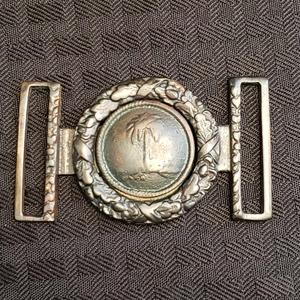 หัวเข็มขัดสองชิ้นลาย South Carolina เข็มขัดหนังแมรี่แลนด์ - Product Image 1