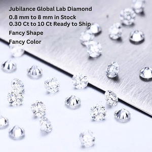 Diamantes pulidos sintéticos cultivados en laboratorio HPHT sueltos de quilates redondos TCW 1,30 de 1,35mm a 1,00mm de color VVS a VS - Product Image 5