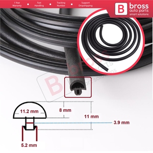 BSR657 Roof Panel Opening Sunroof Glass Rubber <b>Seal</b> for Land Range Sport MK1 L320 2005-2013 LR023393 - Product Image 5