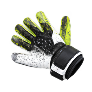 Finger Support <b>Latex</b> Goalkeeper <b>Gloves</b> Protection Soccer Football Durable Lace up Closure Bulk Wholesale OEM Manufacturer - Product Image 1