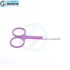 Tijeras para cutículas de acero inoxidable ligeras de nuevo diseño 2025, hoja recta, precio al por mayor - Product Image 3