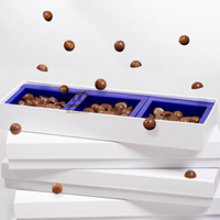 Benutzer definierte arabische Premium Sweet Dessert Schokoladen box mit Teiler Eid Ramadan Delight Starre Geschenk Schokolade Papier box mit Deckel