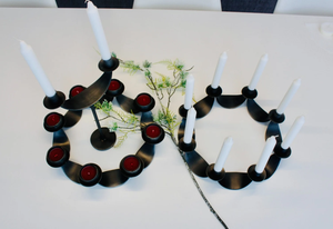 Iron Decorative <b>Candle</b> <b>Stand</b> Rust-Resistant Metal with Intricate Design for Home Decor Christmas Tabletop and <b>Candle</b> Display - Product Image 4