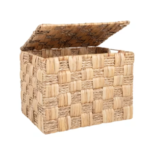 Paniers de jonc de mer de jacinthe d'eau écologiques tissés à la main pour le stockage des jouets paniers de rangement en gros du Vietnam - Product Image 1