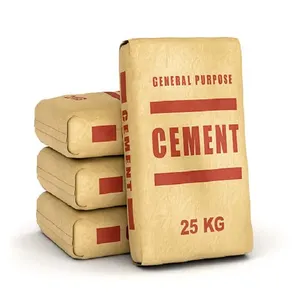 Portlandzement 50 kg-Beutel kundenspezifische Verpackung Zement für Beton mit niedrigem Preis Zement Portland