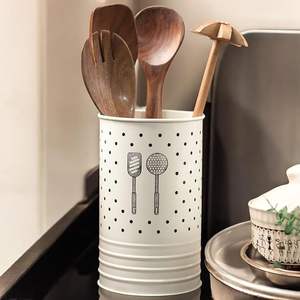Heavy Duty Metal Cutlery Holder With Spacious Compartments Ideal <b>For</b> <b>Organizing</b> Silverware And Utensils In Restaurants Worldwide - Product Image 2