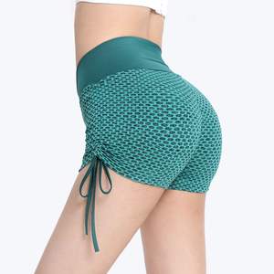 Women's High Waist Yoga Shorts Fashion Elastic Fitness Sports Shorts Plus Size Running <b>Leggings</b> Workout Seamless Yoga Pants - Product Image 5