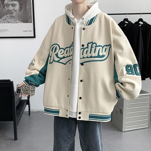 Vestes vintage de créateurs pour hommes Streetwear de haute qualité Veste d'hiver de baseball à la mode en toile Letterman avec logo personnalisé - Product Image 6