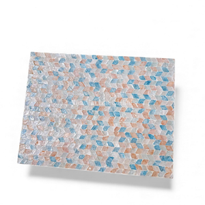 Mantel Individual Rectangular Moderno de Nácar Natural para Decoración de Mesa Sencilla y Comidas Diarias - Product Image 1