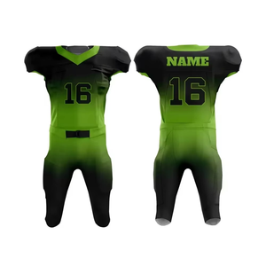 Uniforme de fútbol americano Jersey Cómodo diseño de sublimación personalizado con mangas cortas Totalmente personalizado Precio razonable - Product Image 3