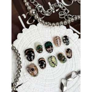 Faux ongles à presser Moss Noir - Product Image 5