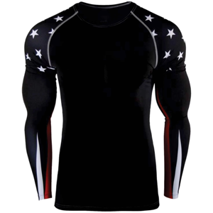 Rashguard MMA à manches longues entièrement personnalisé par sublimation, Rashguards BJJ, Rashguard MMA OEM - Product Image 2