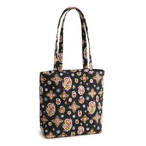 Bolso Tote Pequeño de Algodón Premium para Otoño, con Cierre de Cremallera Original, Bordado con Estampado Floral, Diseño de Cielo Estrellado, Talla Única - Product Image 1