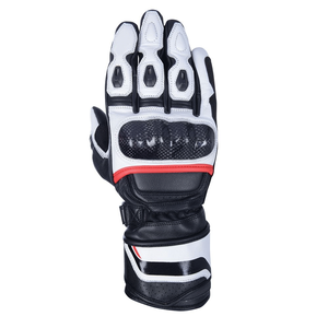 Unisex Men's & Women's Motorbike & Cycling Gloves Genuine Leather Auto Racing Wear Touchscreen Capability Black/White Breathable - Product Image 5